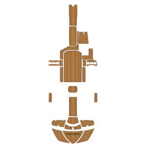 2013 Super Air Nautique 230 Swim Platform Cockpit Pad Teak EVA Foam Boat Decking