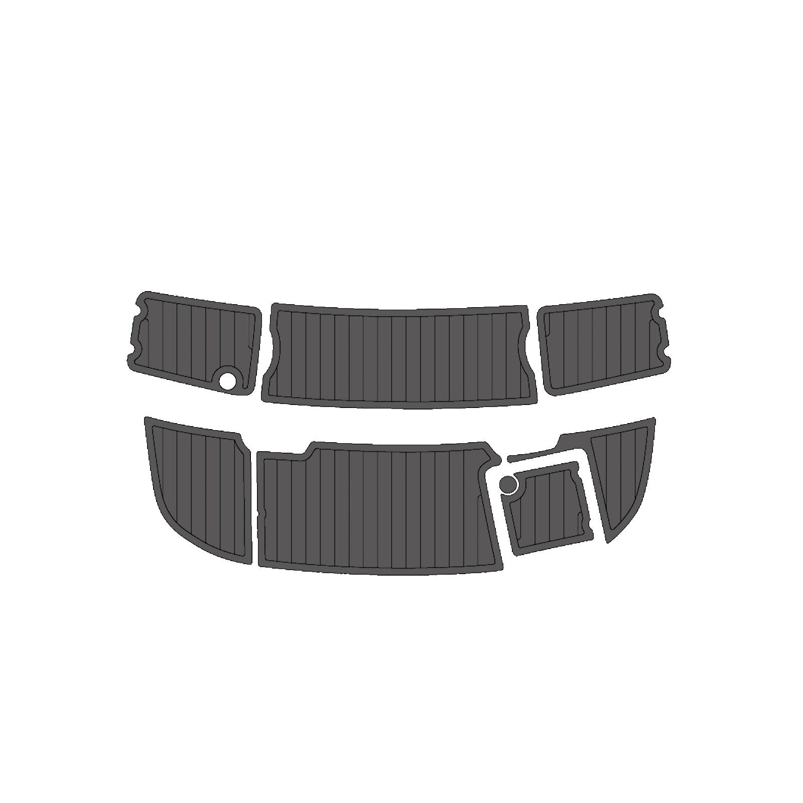 2003 Chaparral 200 SSI Swim Platform Cockpit Pad Boat Kit EVA Boat Flooring Foam Decking Mat - Image 3