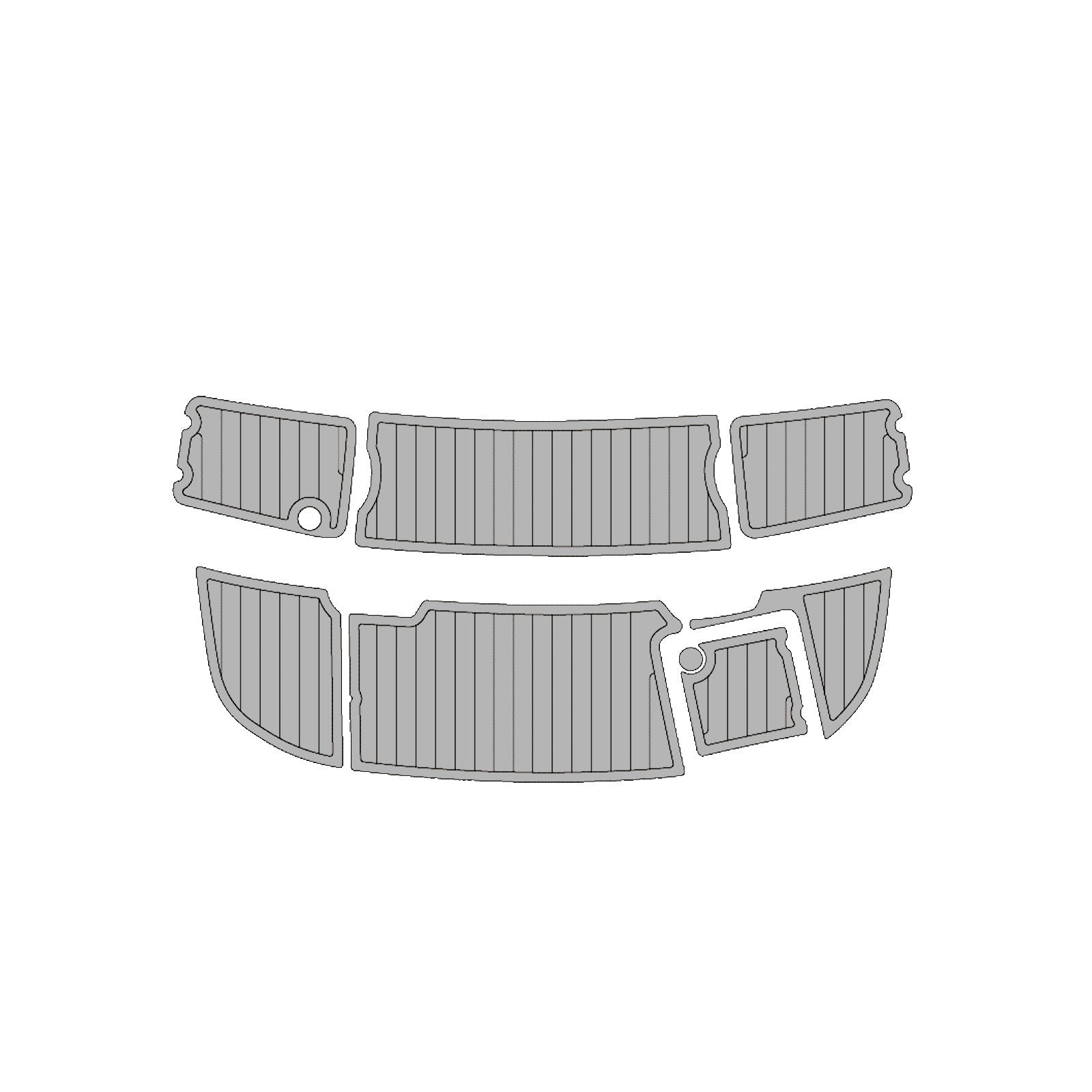 2003 Chaparral 200 SSI Swim Platform Cockpit Pad Boat Kit EVA Boat Flooring Foam Decking Mat - Image 2